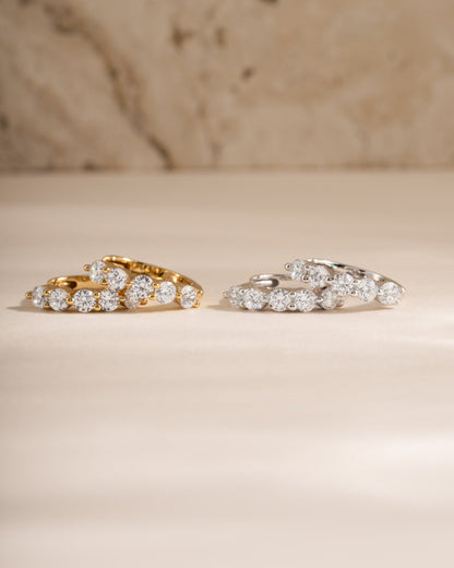 10mm Stacy Hoop Earrings