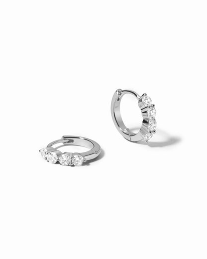 9mm Stacy Hoop Earrings