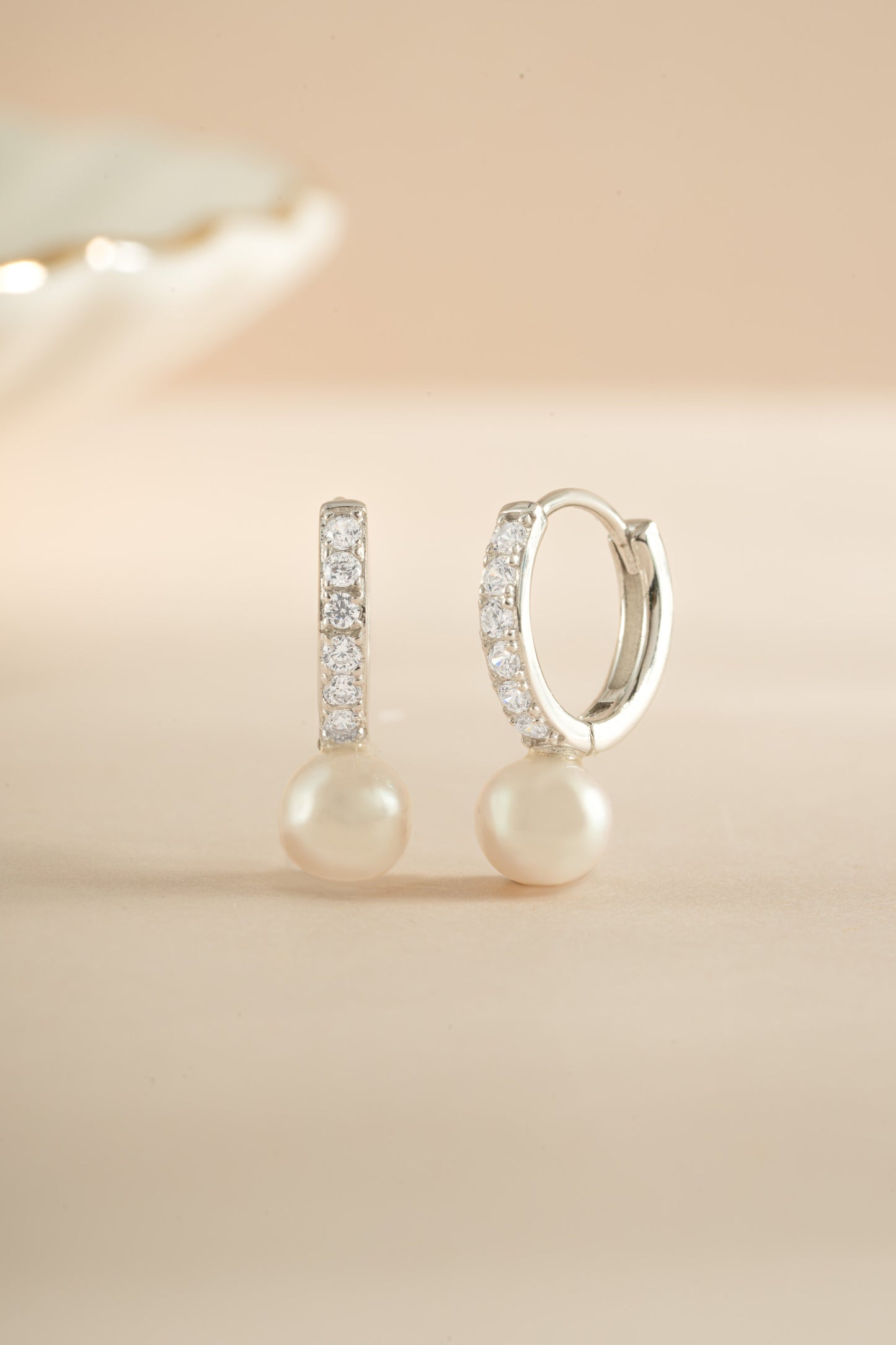 Diamond Pearl Huggies
