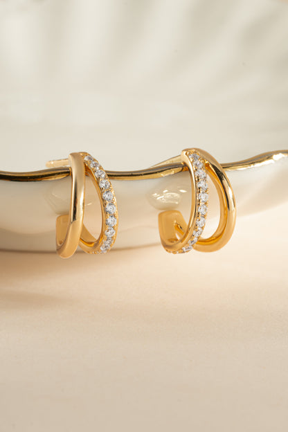 Double Diamond Hoops