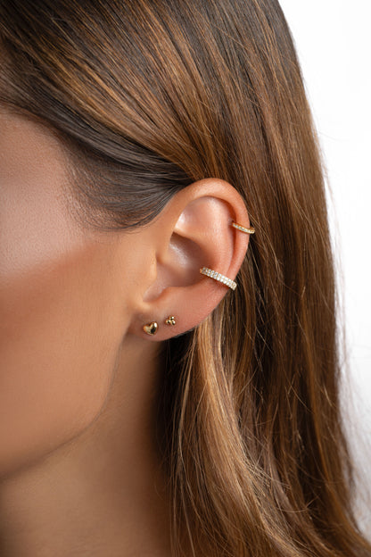 Double Row CZ Ear Cuff