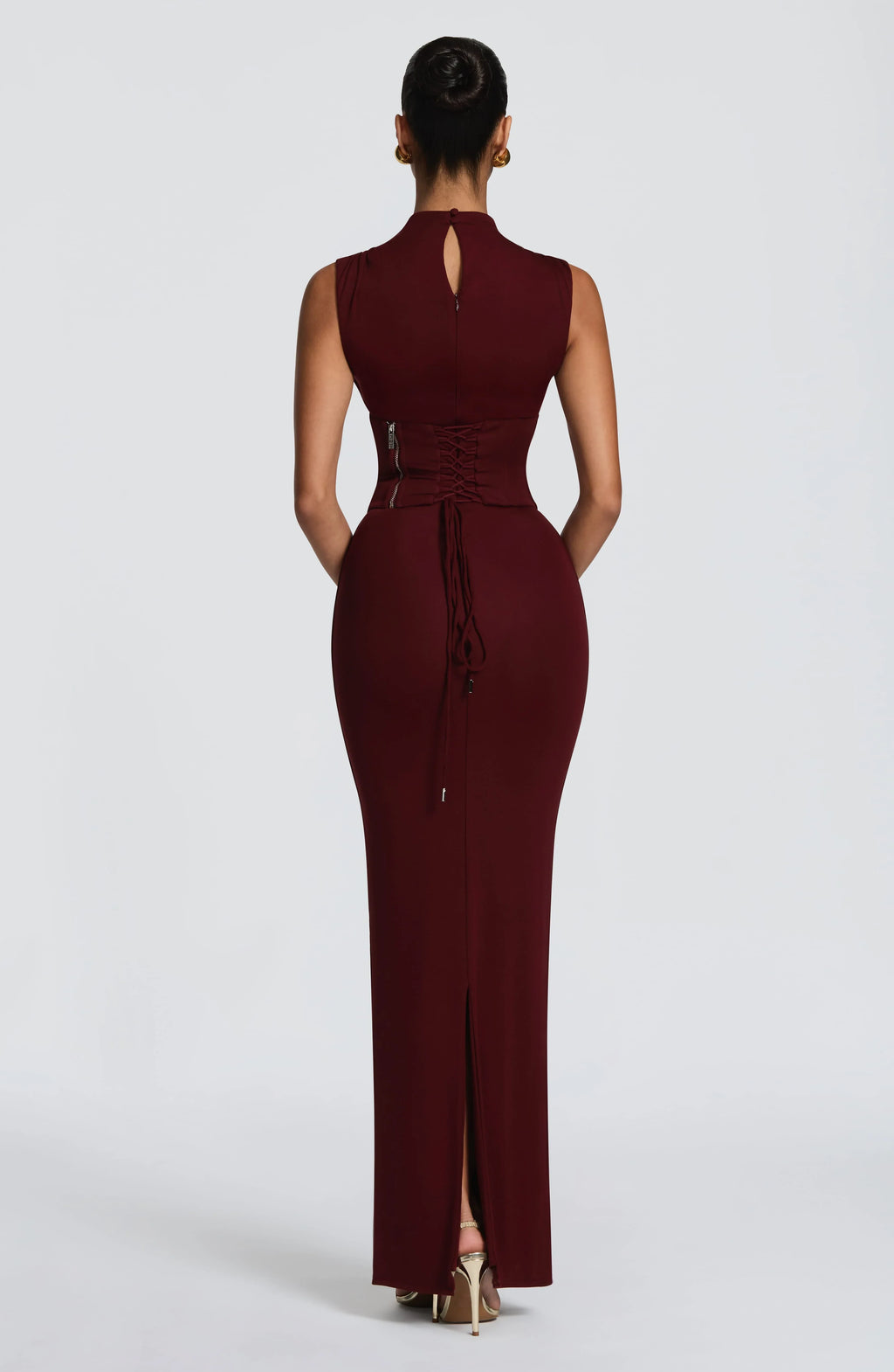 Soline Maxi Dress - Cherry Lacquer