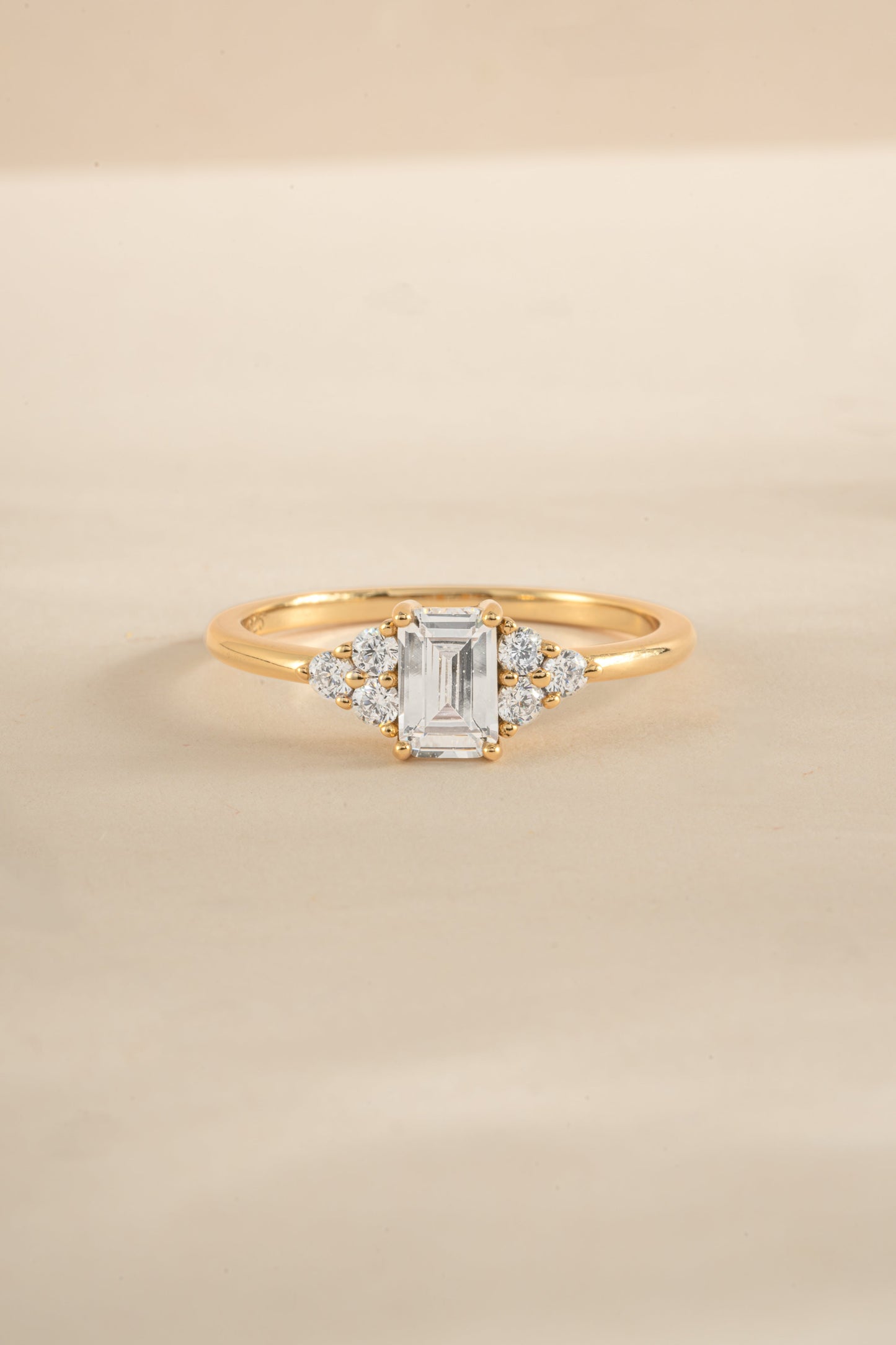 Emerald Cut Stacking Ring