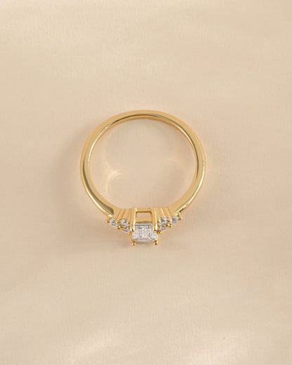 Emerald Cut Stacking Ring