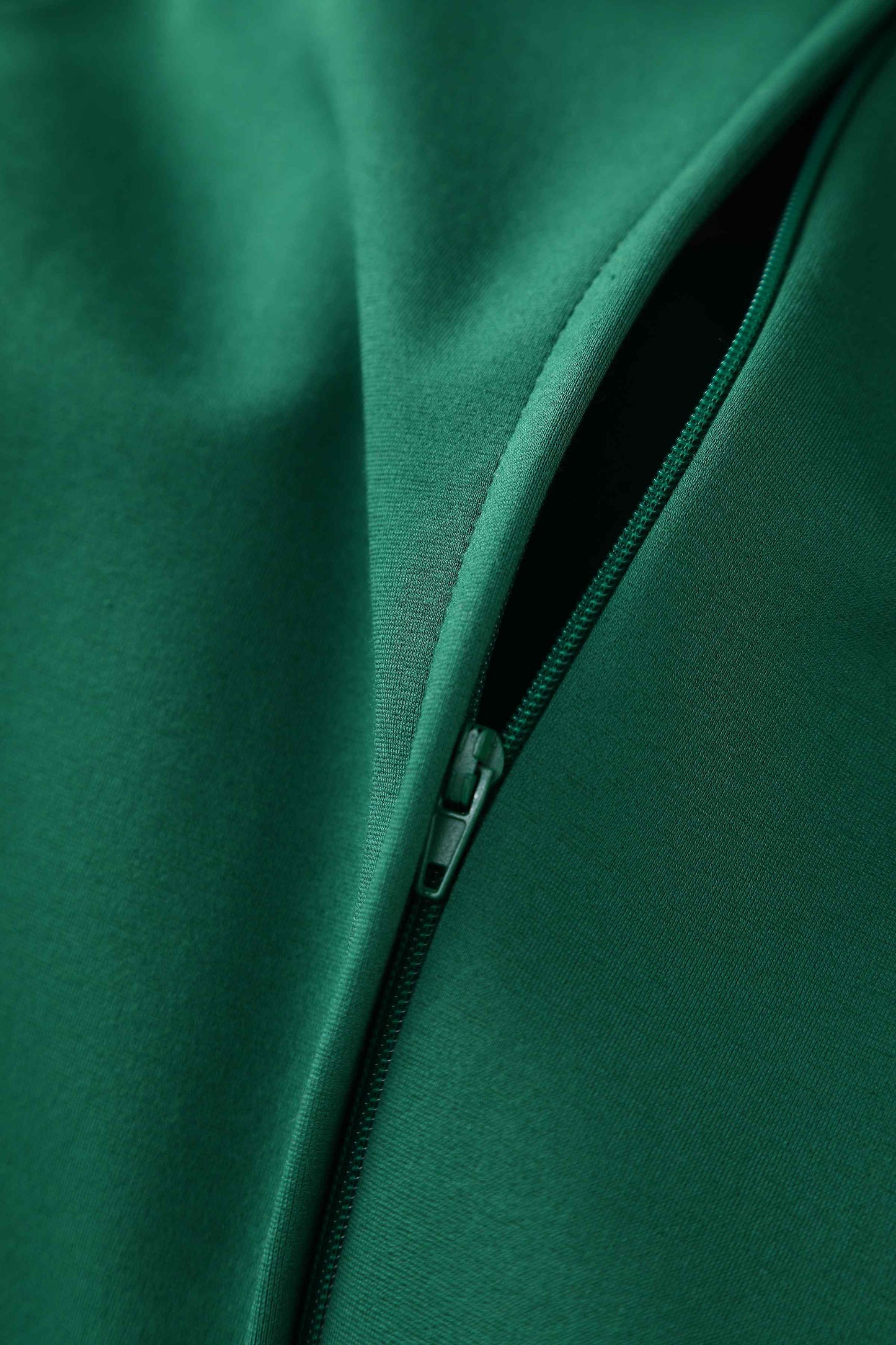 Beverly Emerald Green Off Shoulder Dress