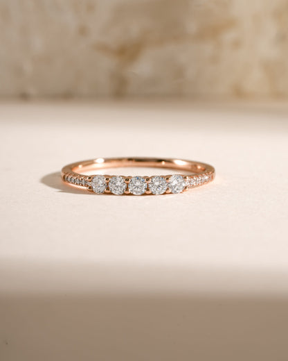 5 Stone CZ Ring