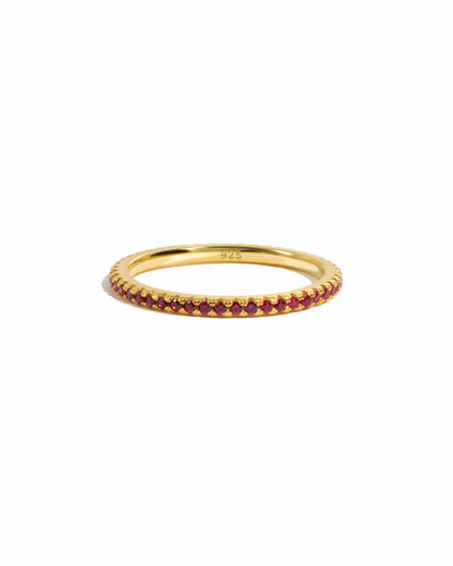 Birthstone Eternity Rings