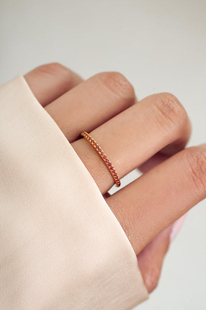 Birthstone Eternity Rings