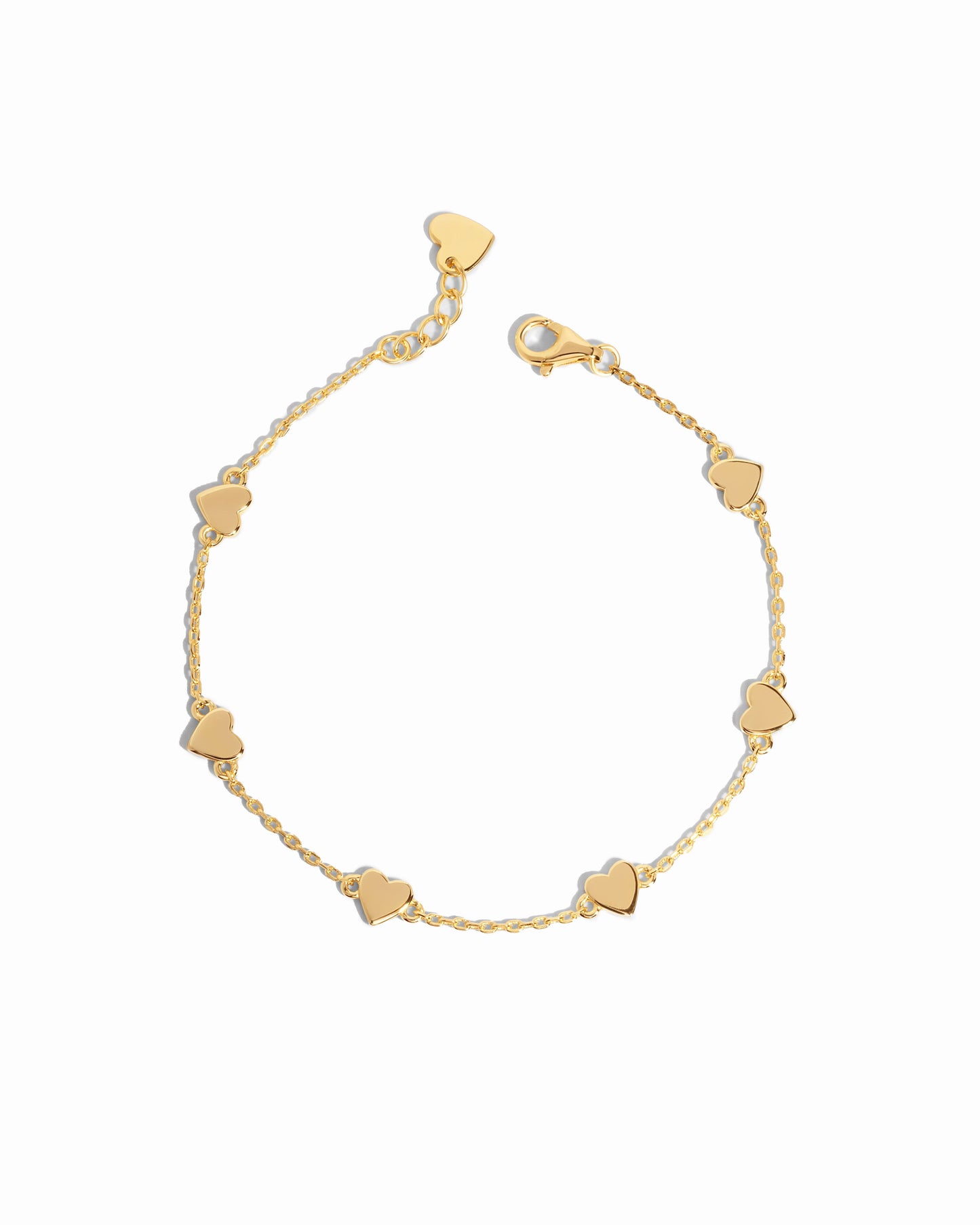 Heart Charm Bracelet