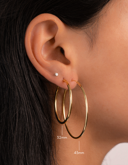 43mm Infinity Hoops