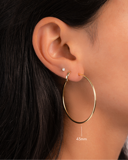 43mm Infinity Hoops