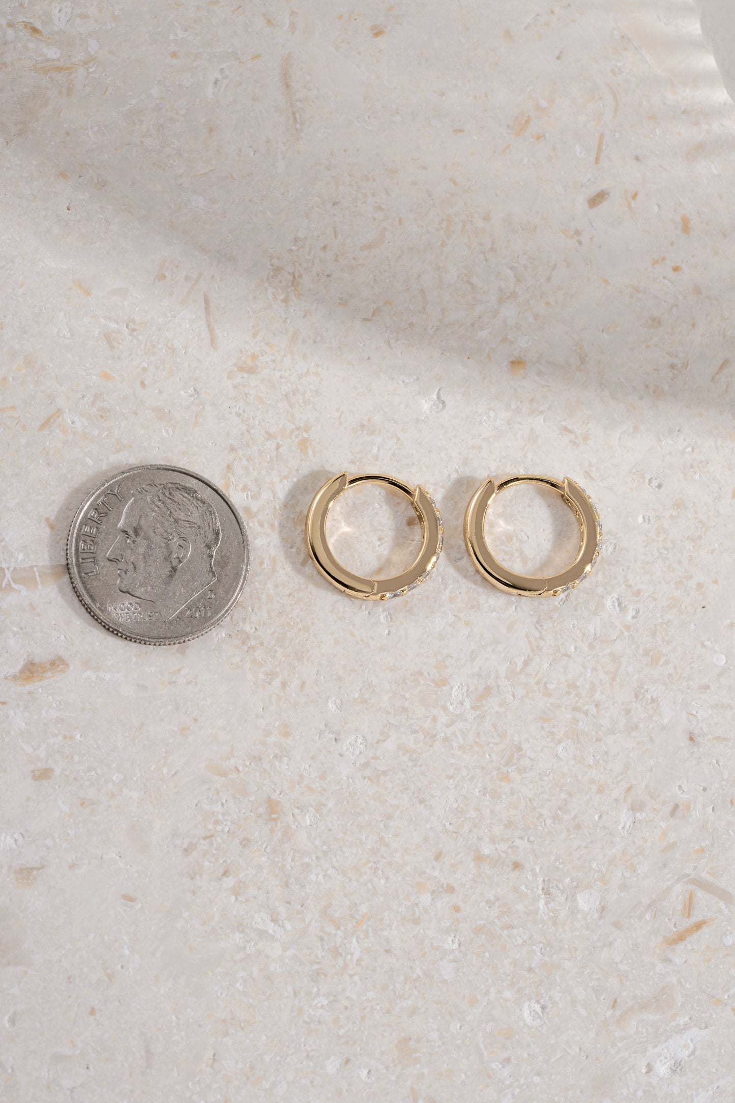 10mm Diamond Huggies (Multiple Sizes Available)
