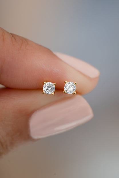 3mm Solitaire Studs