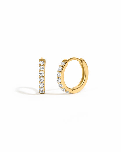 8mm Diamond Huggies (Multiple Sizes Available)
