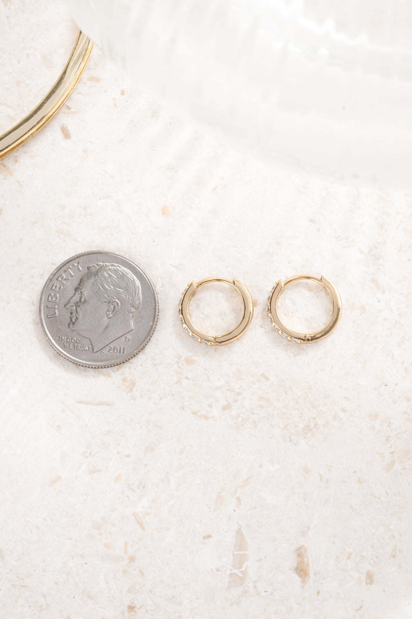 8mm Diamond Huggies (Multiple Sizes Available)
