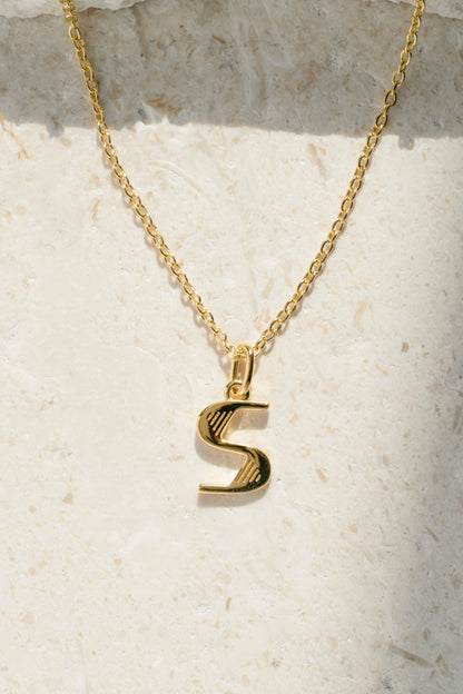Plain Initial Necklaces
