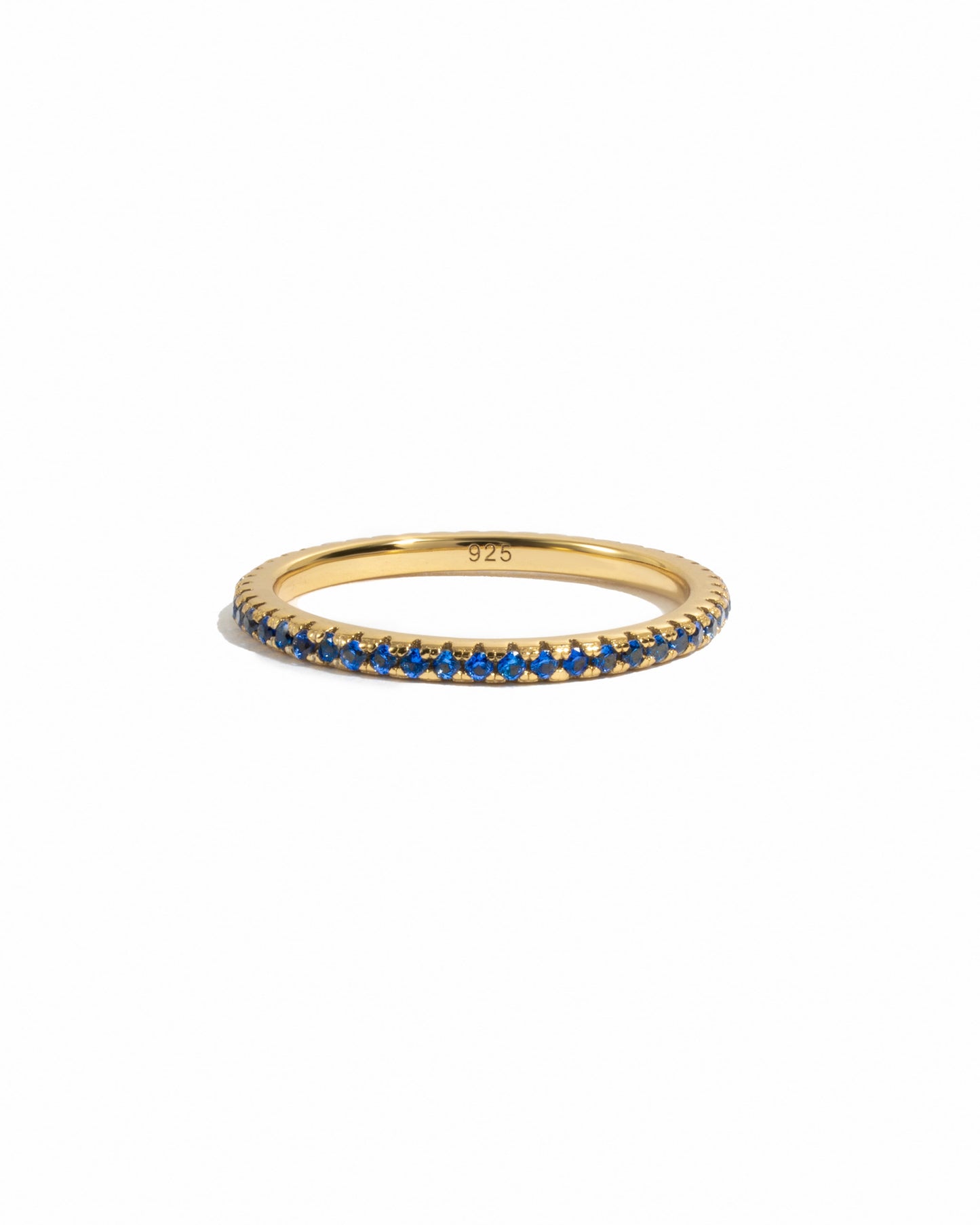 Sapphire Birthstone Eternity Rings
