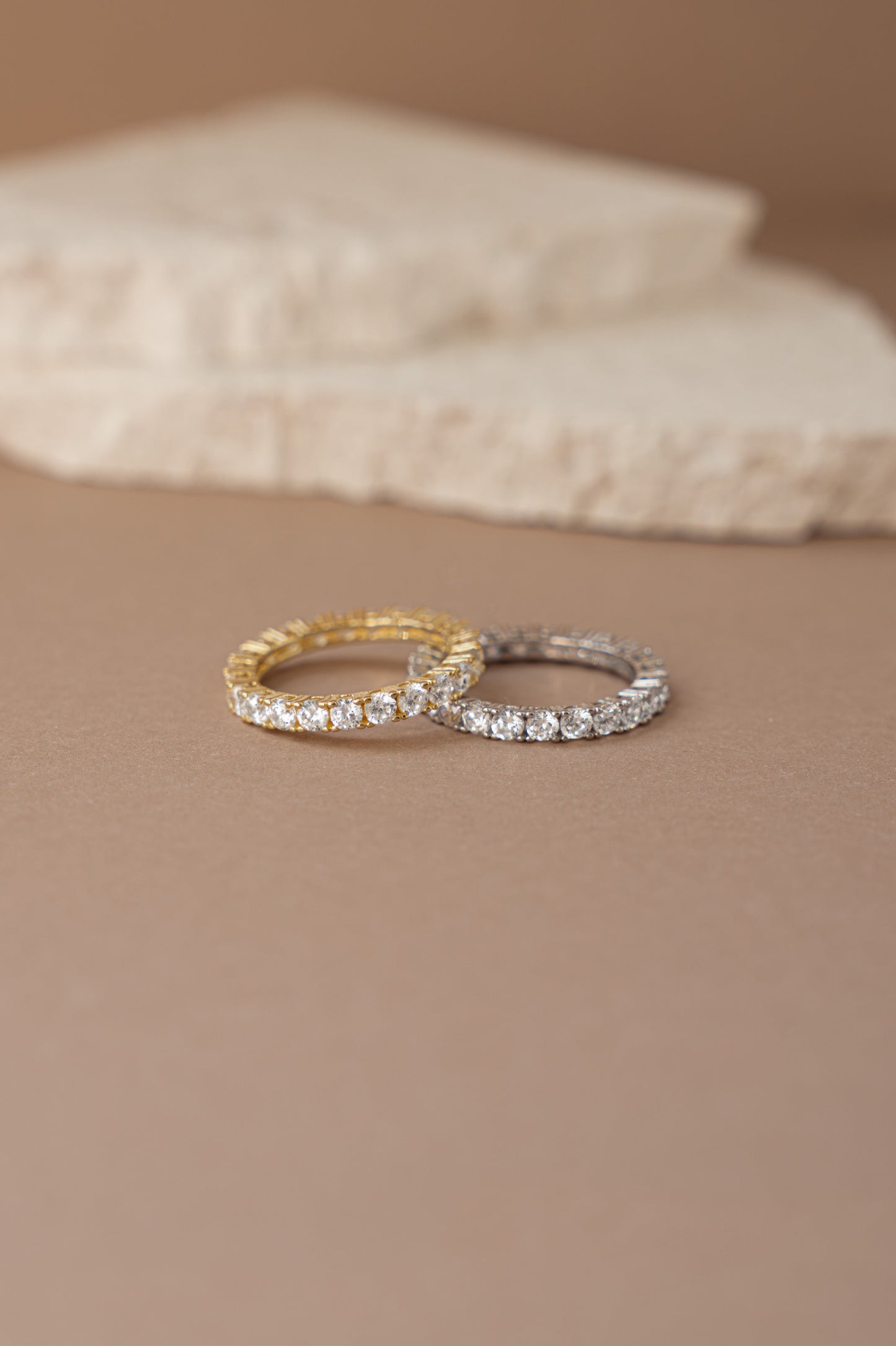 3mm Studded Eternity Ring