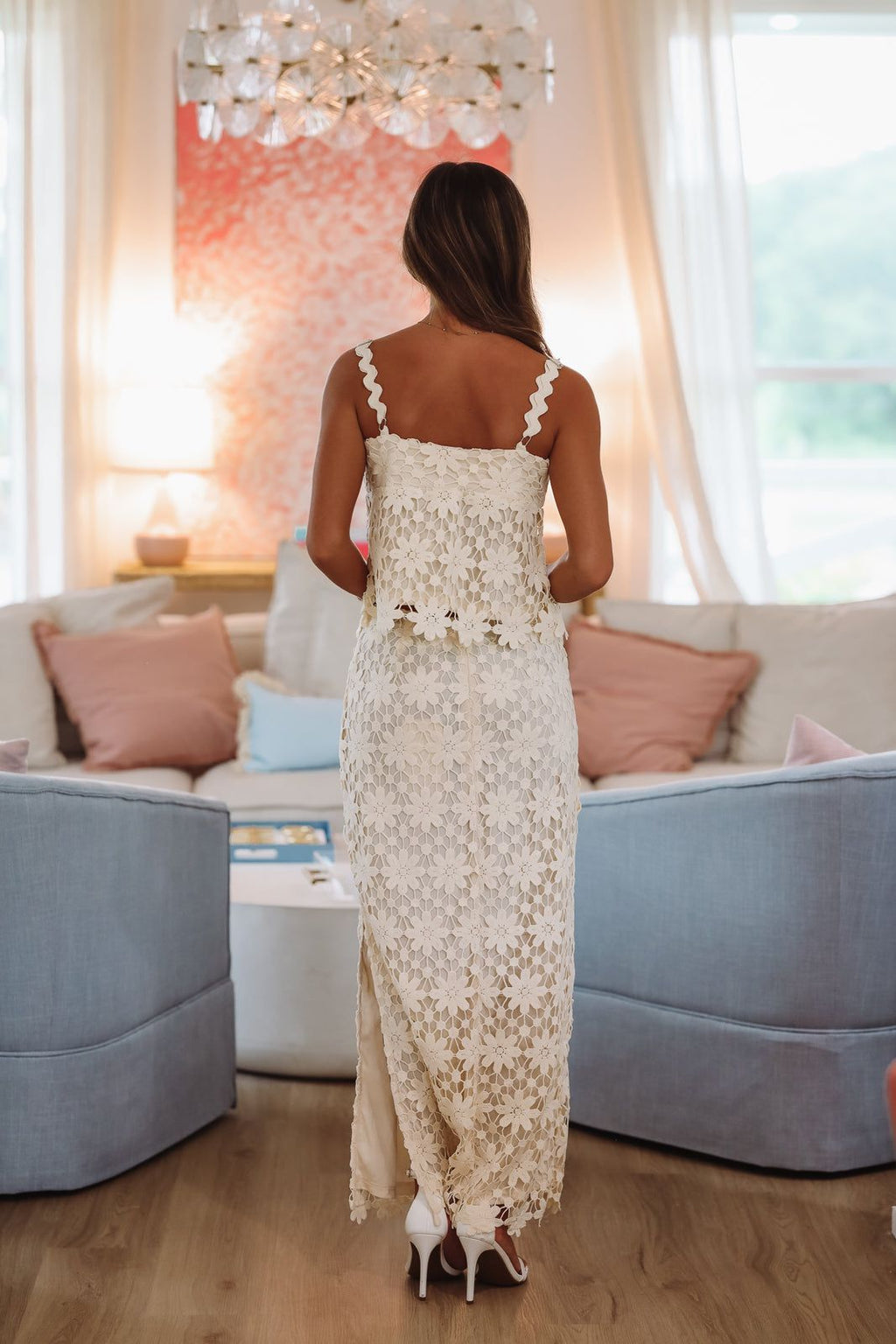 Dinner at Seaside Top - Beige