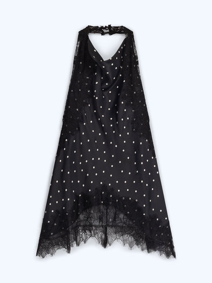 Jayne Top in Black Polka Dot
