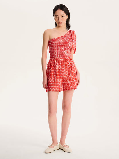 Joshua Gingham Floral Shorts