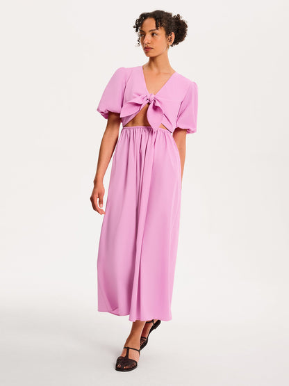 Joy Midi Dress in Lilac