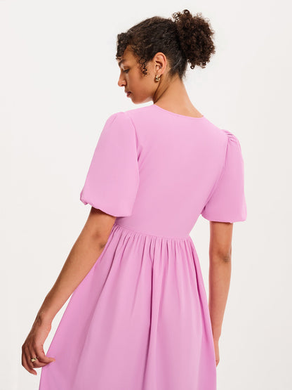 Joy Midi Dress in Lilac
