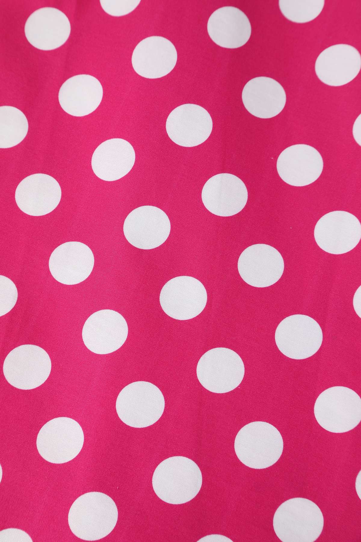 Lily Hot Pink Polka Dot Off Shoulder Dress