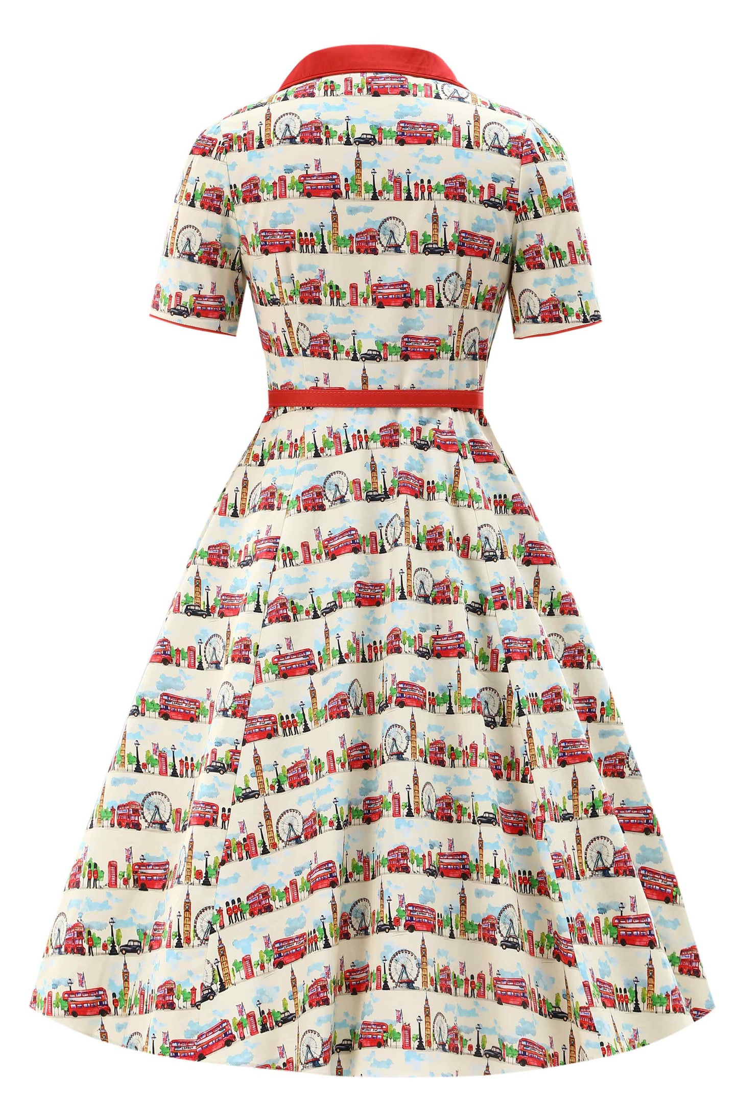 Mabel London Midi Shirt Dress In White