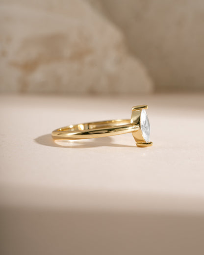 Solitaire Marquise Ring