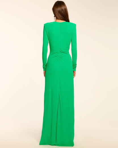 Martini Jersey Plunging Gown