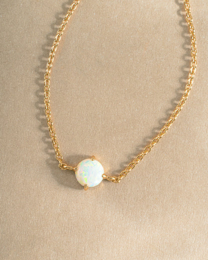 Solitaire Opal Bracelet