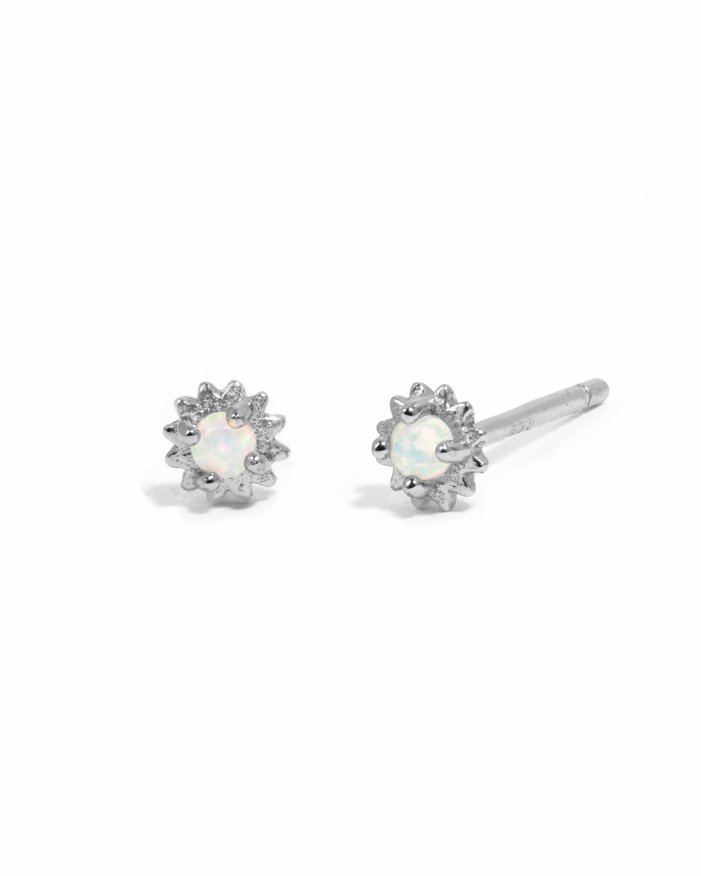 Opal Tiny Sunburst Studs