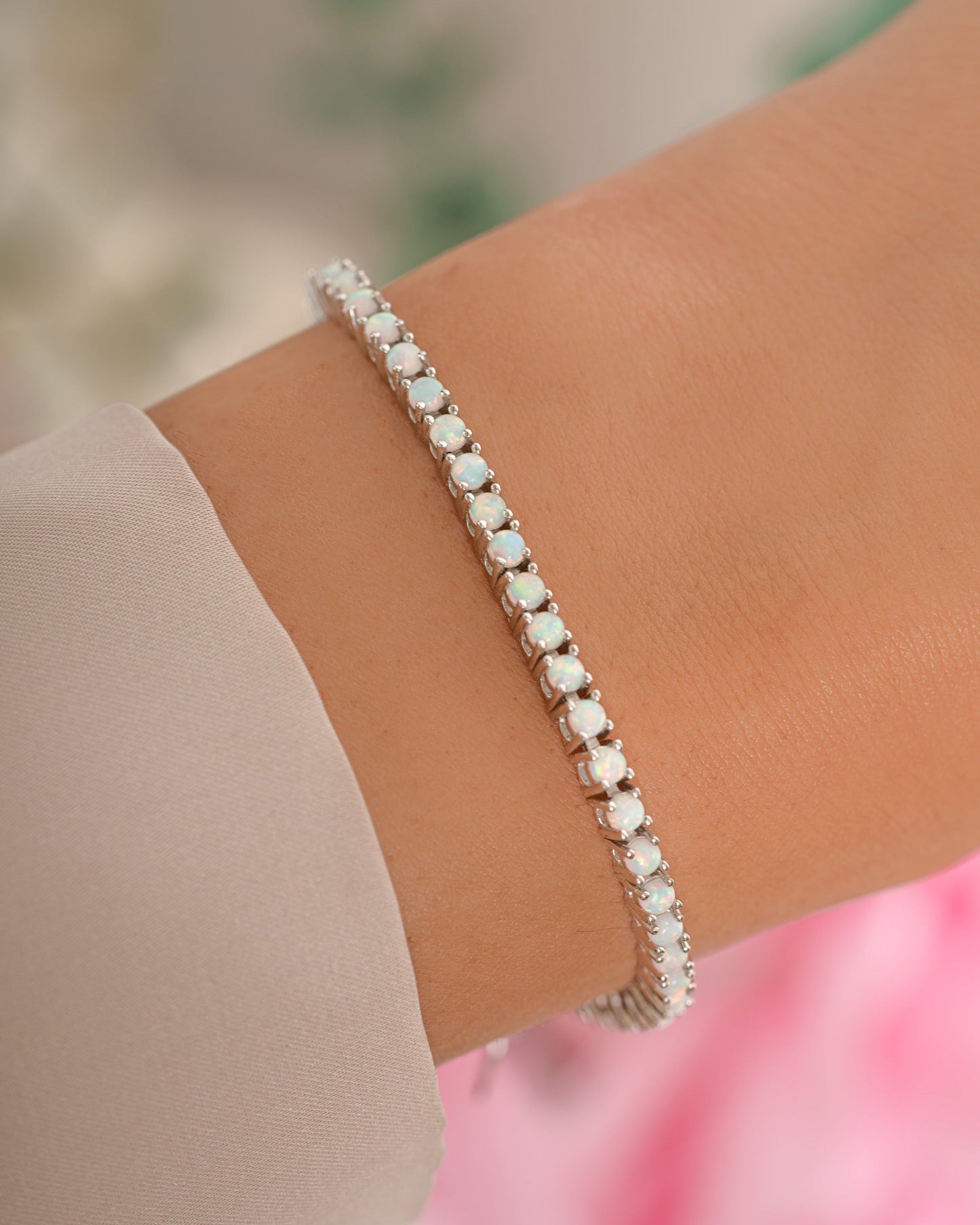 Opal Tennis Bracelet