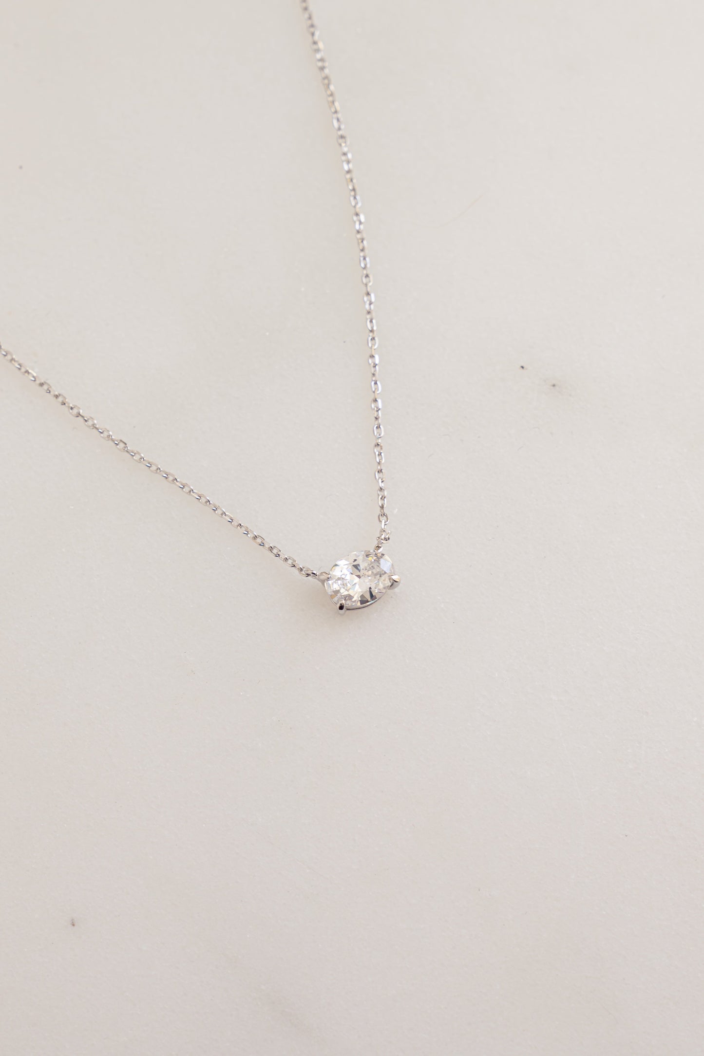 Oval Pendant Necklace
