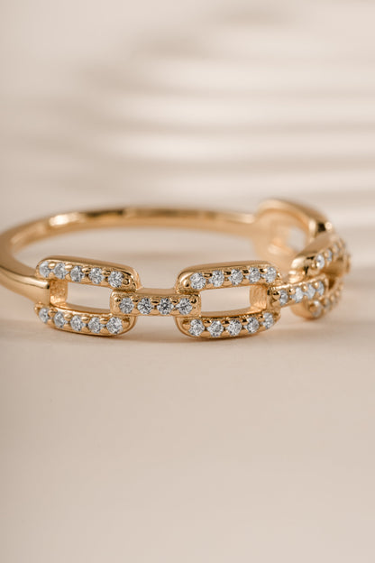 Pavé Link Ring