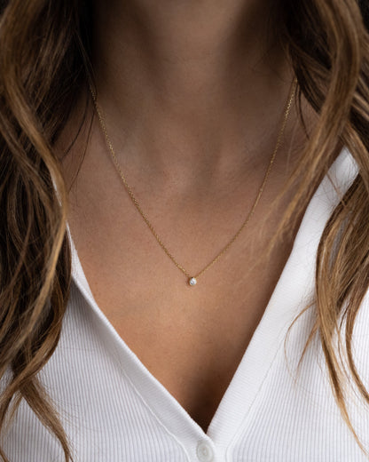 Tear Drop Pendant Necklace