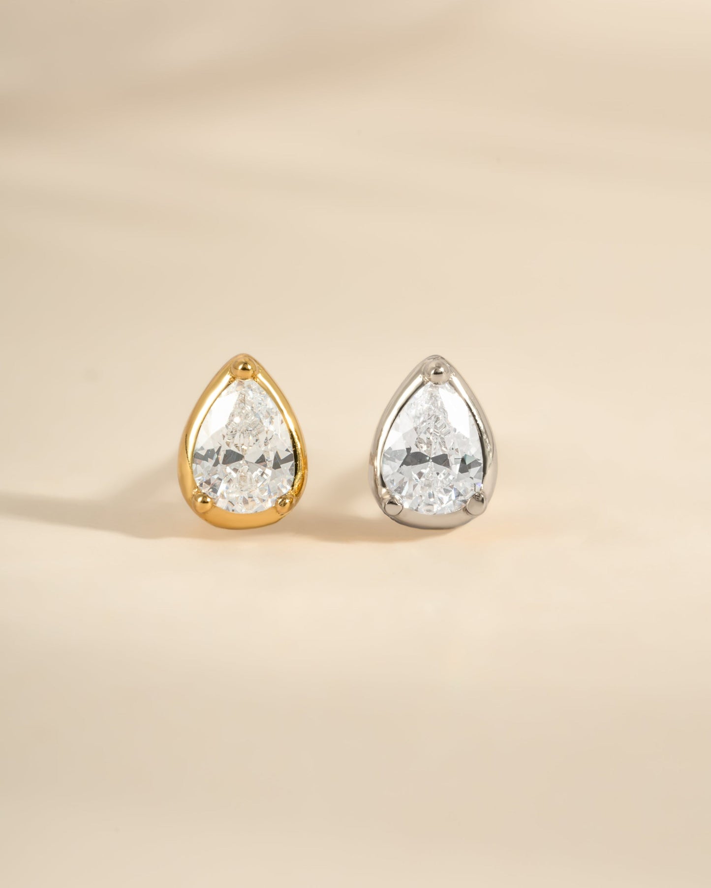 Tiny Pear Studs