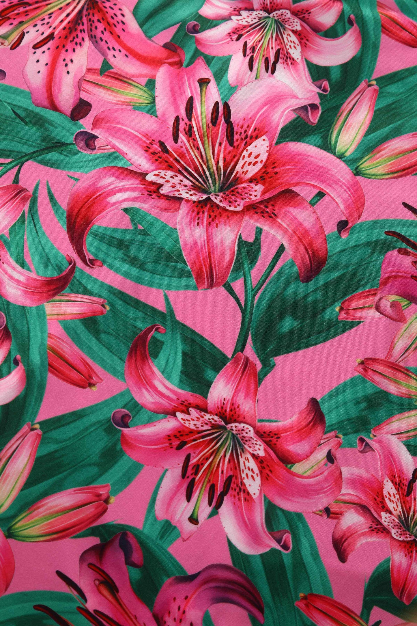 Julia Pink Lily Midi Dress
