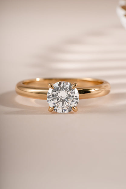 Round Solitaire Ring