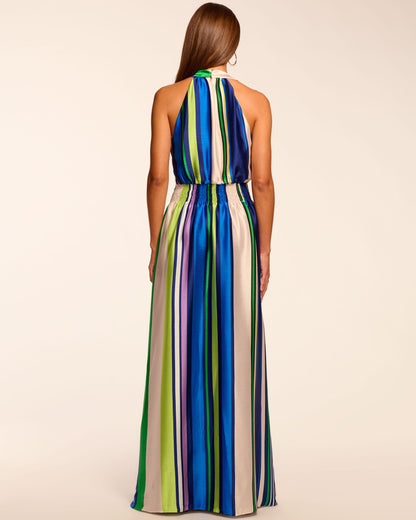 Kamil Plunging Sleeveless Maxi Dress