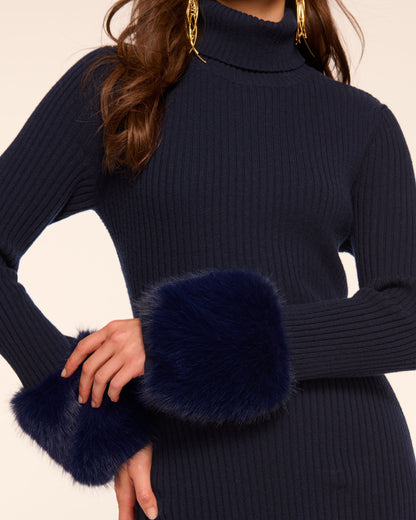 Linda Wool Blend Sweater Midi Dress