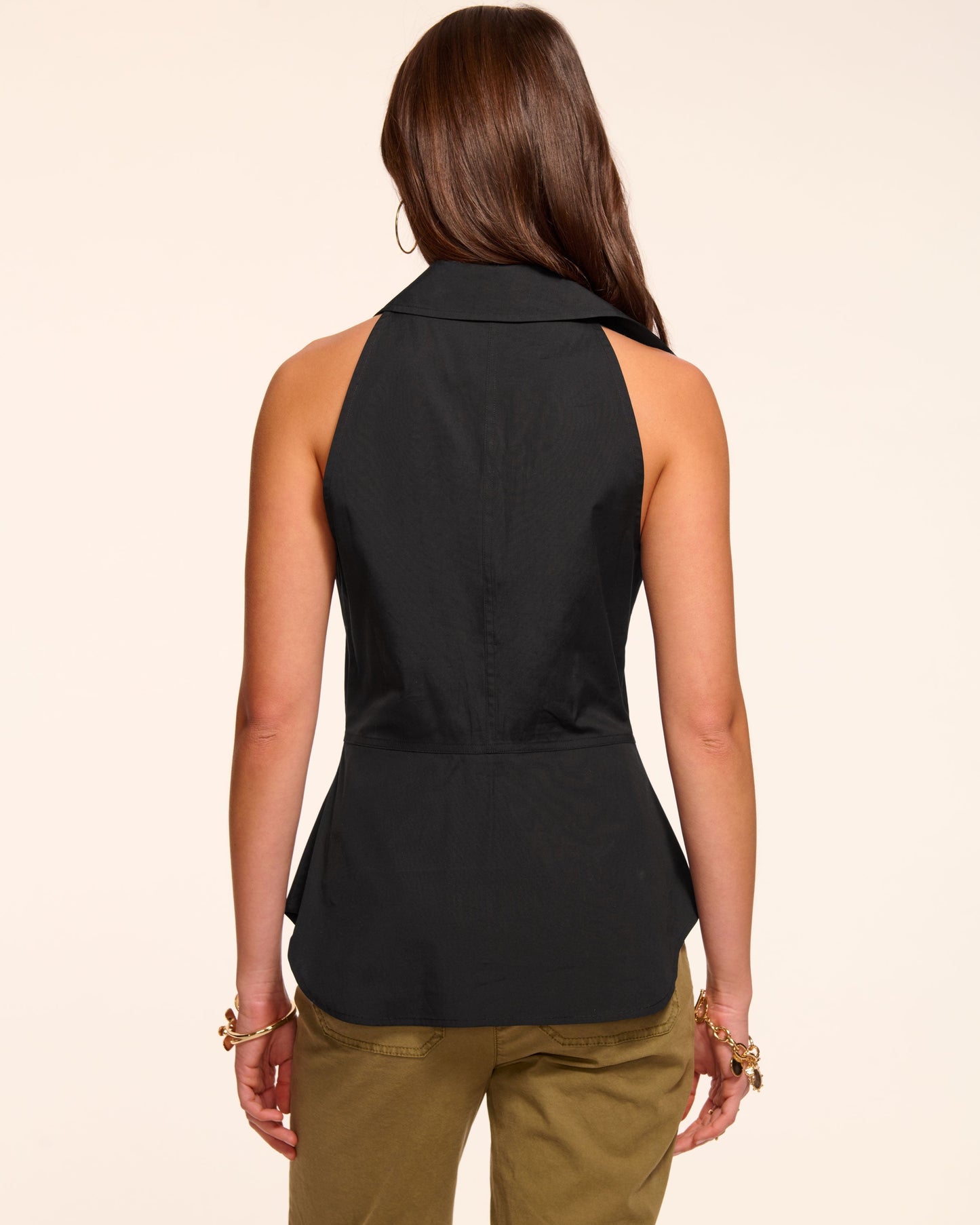 Inessa Cotton Poplin Sleeveless Top