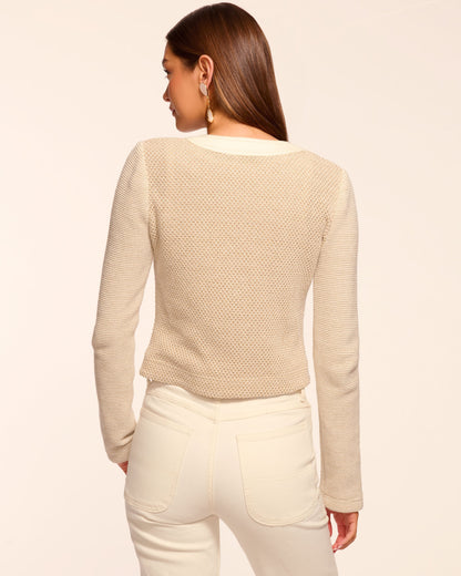 Huda Cotton Lurex Tweed Jacket