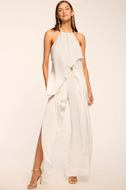 Jolie Crepe Wide Leg Pant