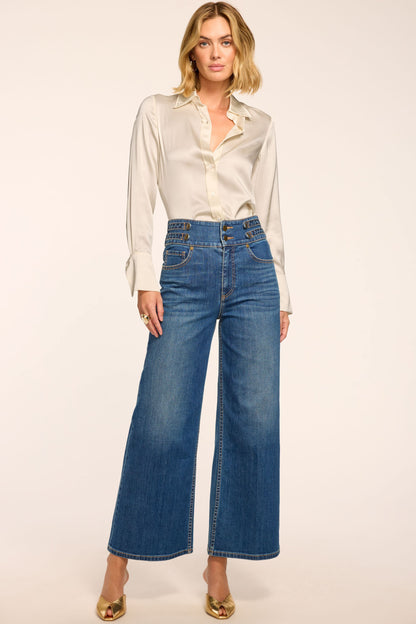 Liv Cropped Wide Leg Jean