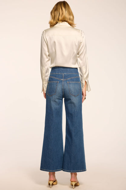 Liv Cropped Wide Leg Jean