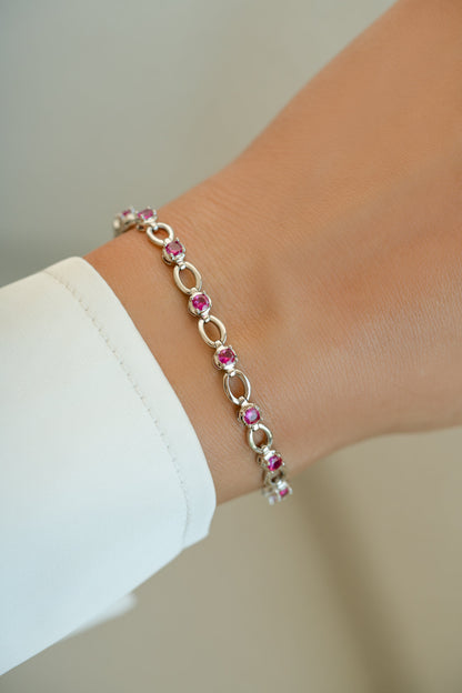 Ruby Lilly Tennis Bracelet