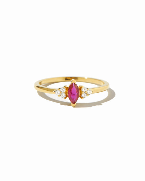 Ruby Marquise Ring
