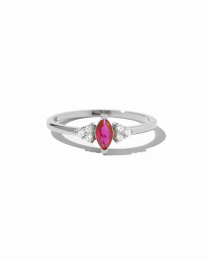 Ruby Marquise Ring